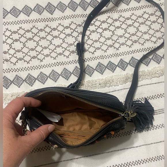 HOBO calf hair leather leopard printed crossbody purse. NWOT. - Picture 14 of 14